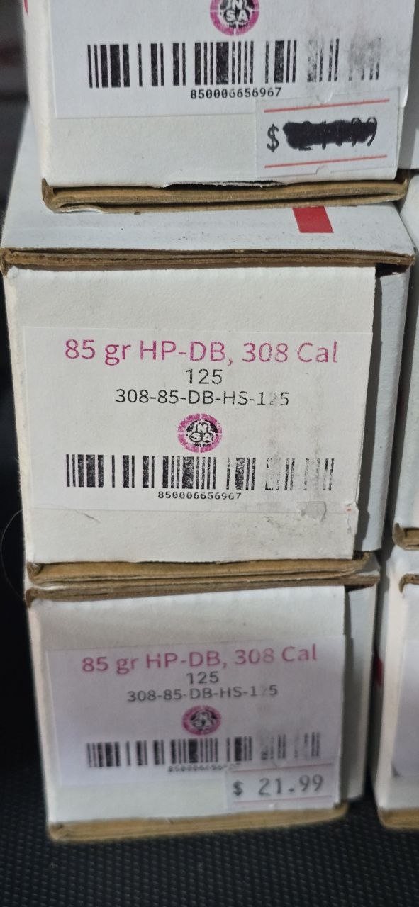 NSA .30cal Slugs .308cal 85gr 125ct