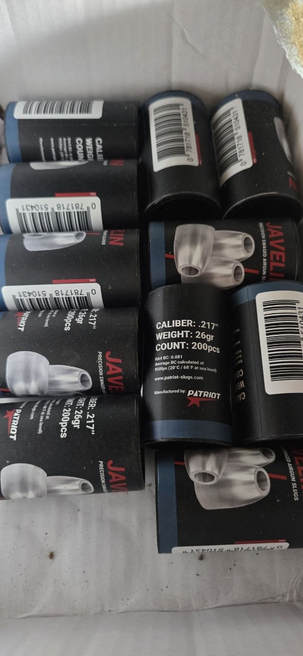 Javelin 26 gr/ 200 pcs .217