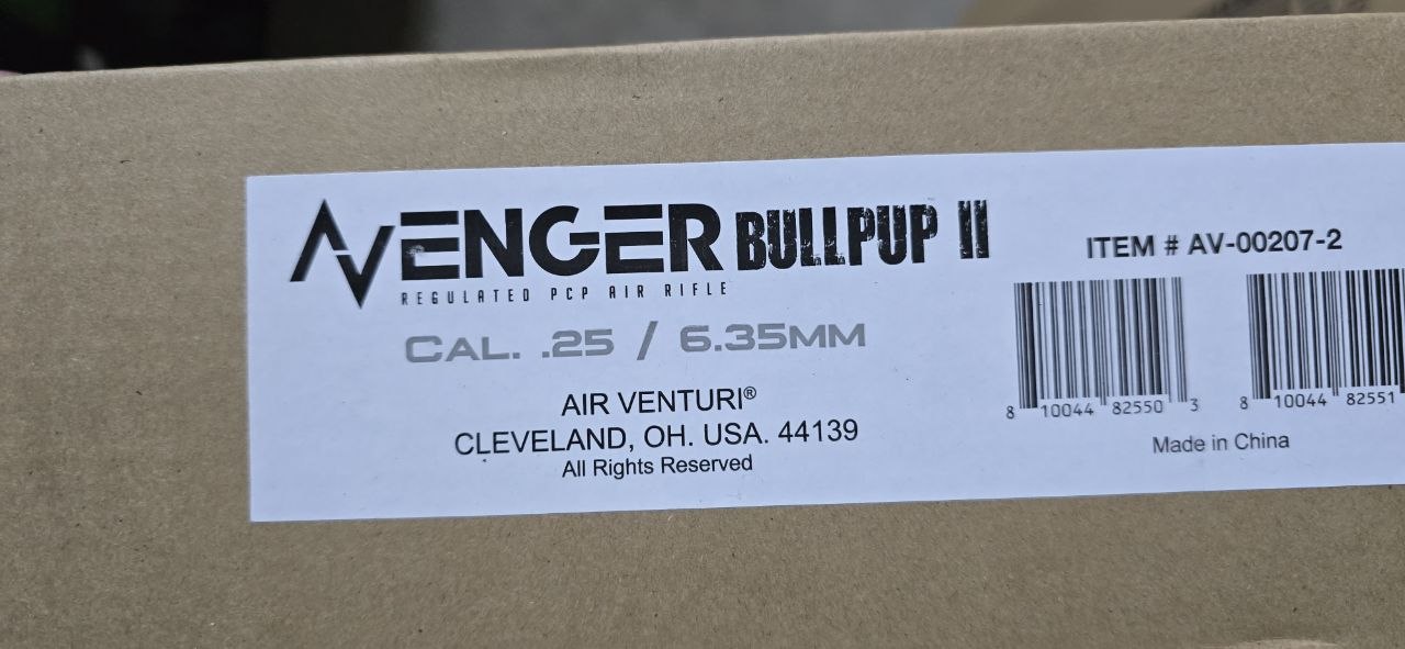 Air Venturi Avenger Bullpup II .25 view 2