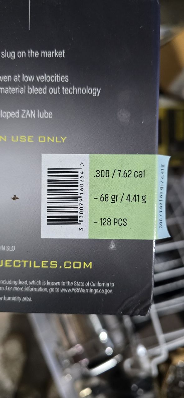 Zan Slugs .30 68gr