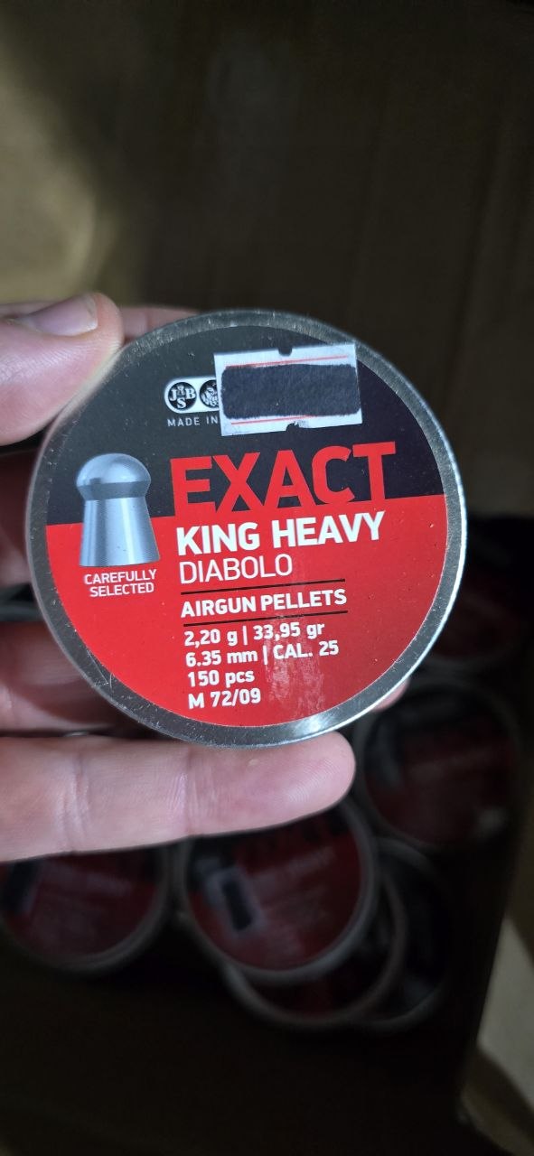 JSB .25cal 33.95gr Heavy 150ct