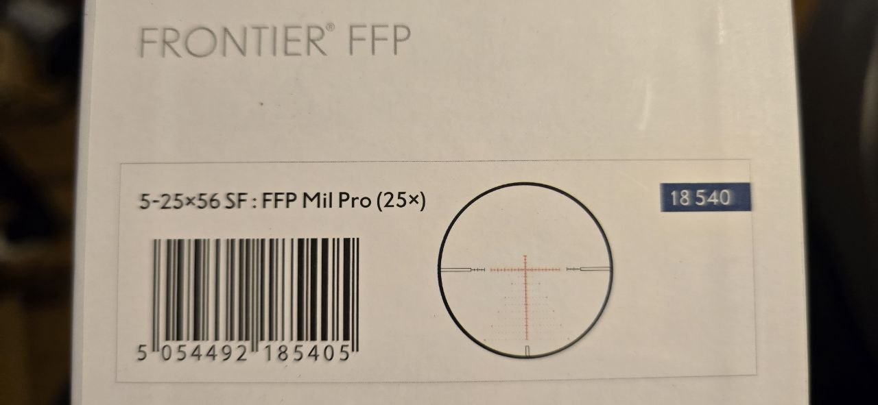 Hawke Optics Frontier 30 5-25x56mm, 30mm Tube FFP view 3