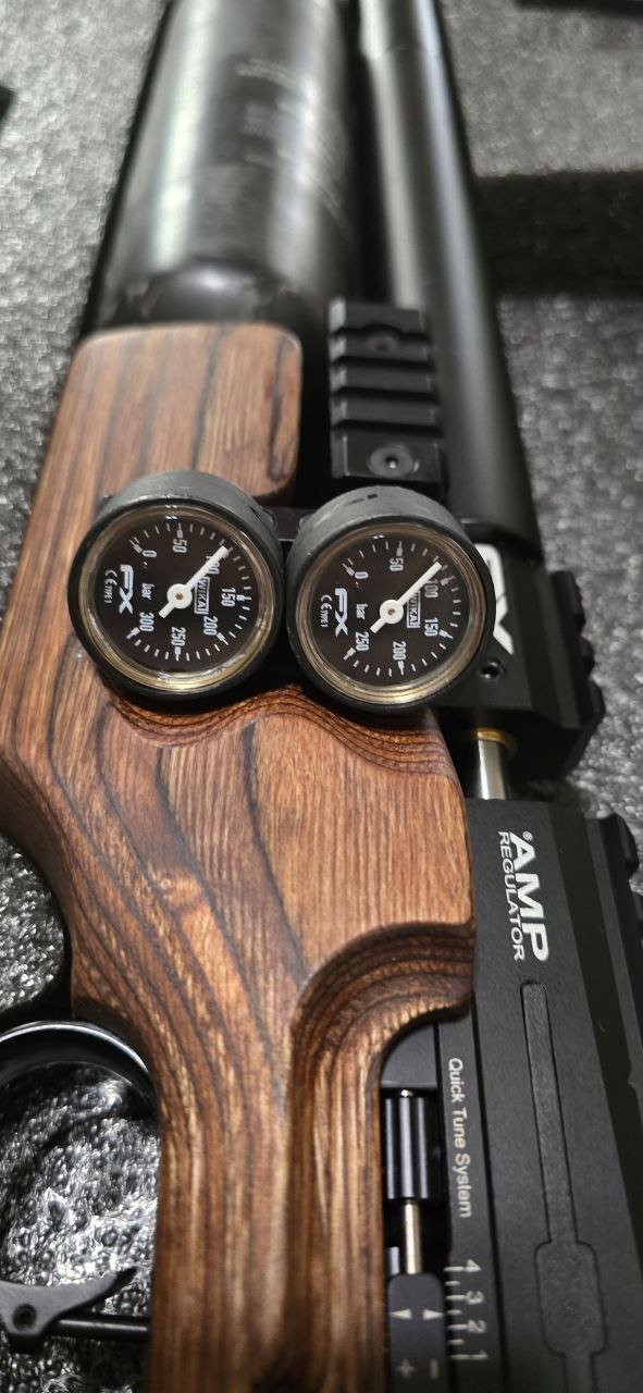 FX King GRS Brown RH .357cal 500mm view 2