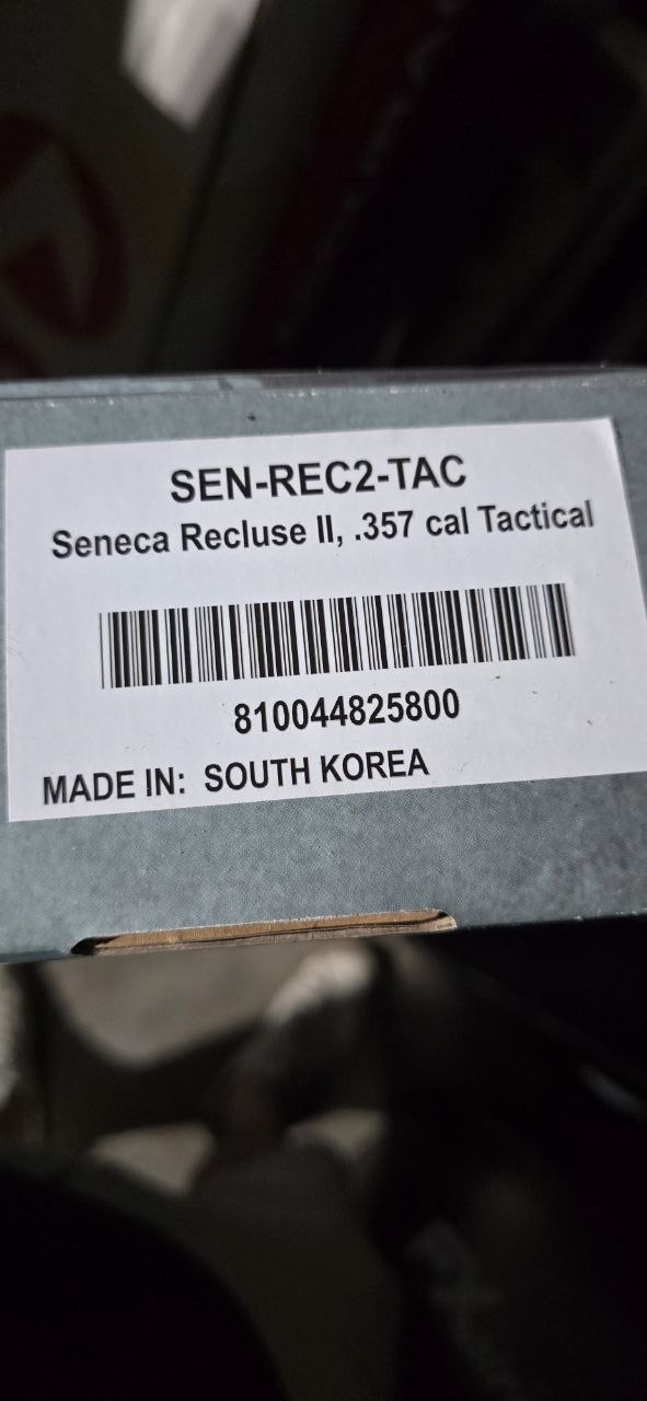 Seneca Recluse II - Tactical .357 view 2