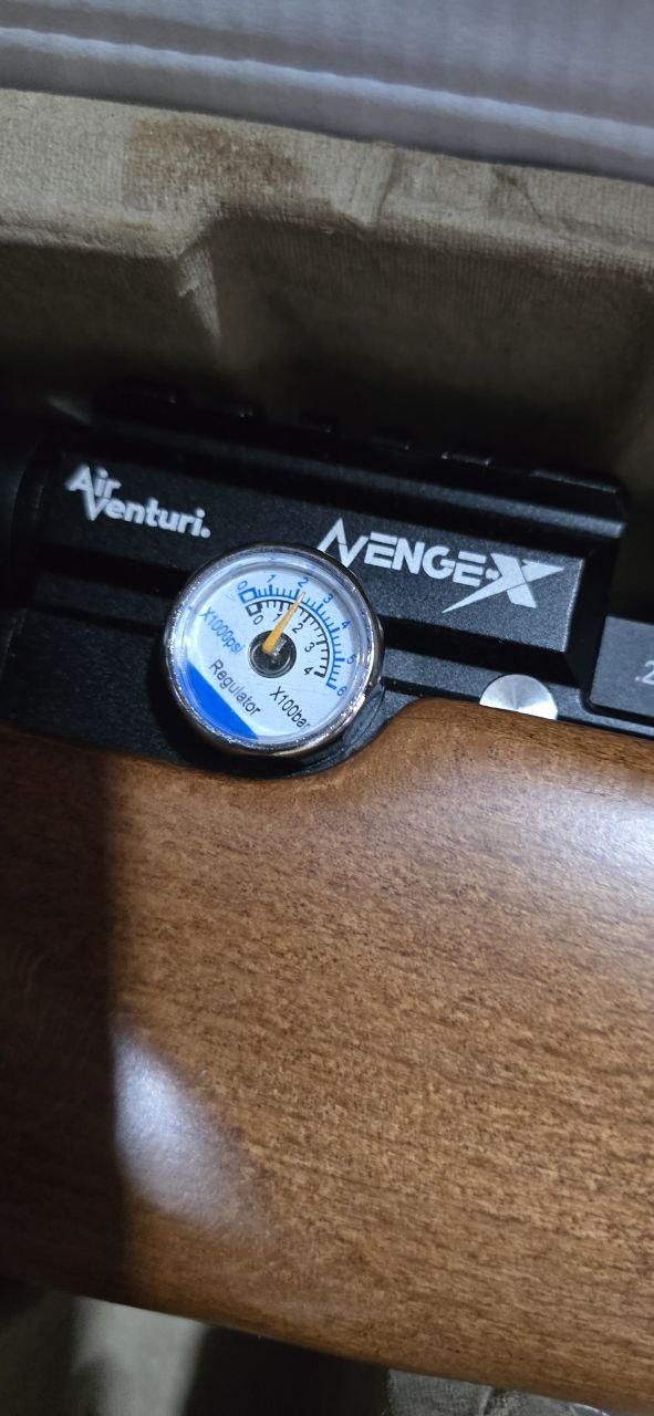 Air Venturi Avenge-X Classic Wood .25cal Bottle (400cc) view 4