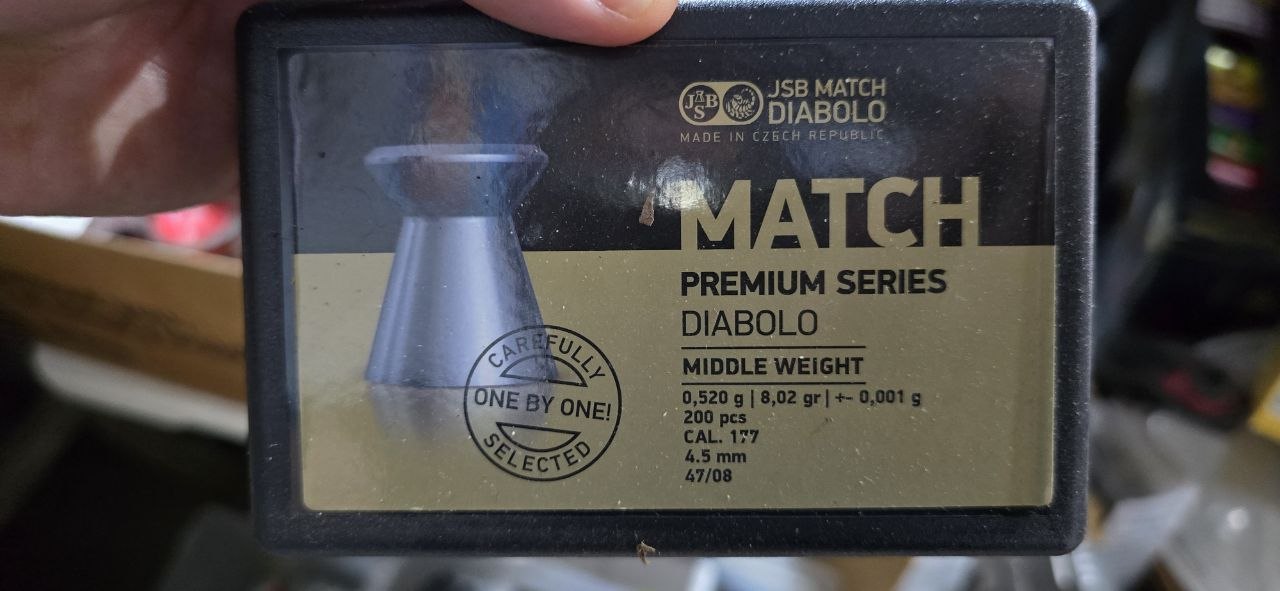 JSB .177cal 8.02gr Match
