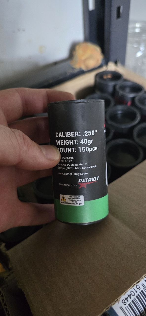 Patriot Javelin Slug .25cal Gen2 40gr .250