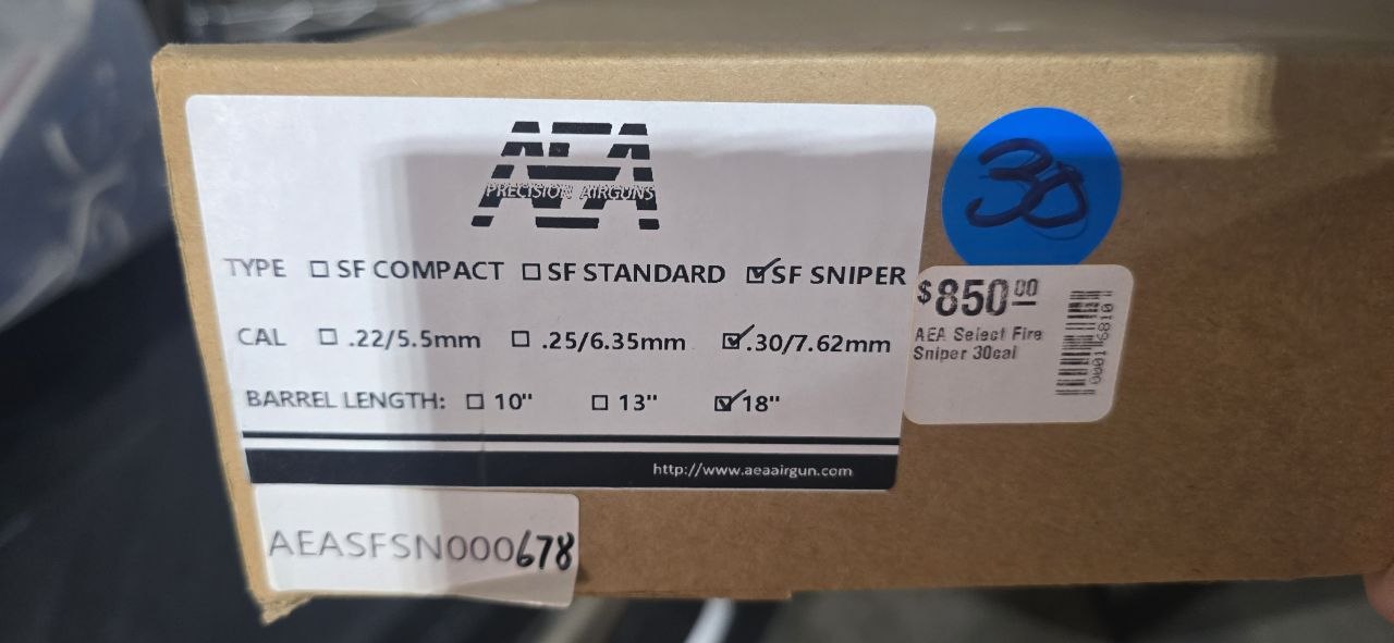 AEA Select Fire  Sniper 30cal