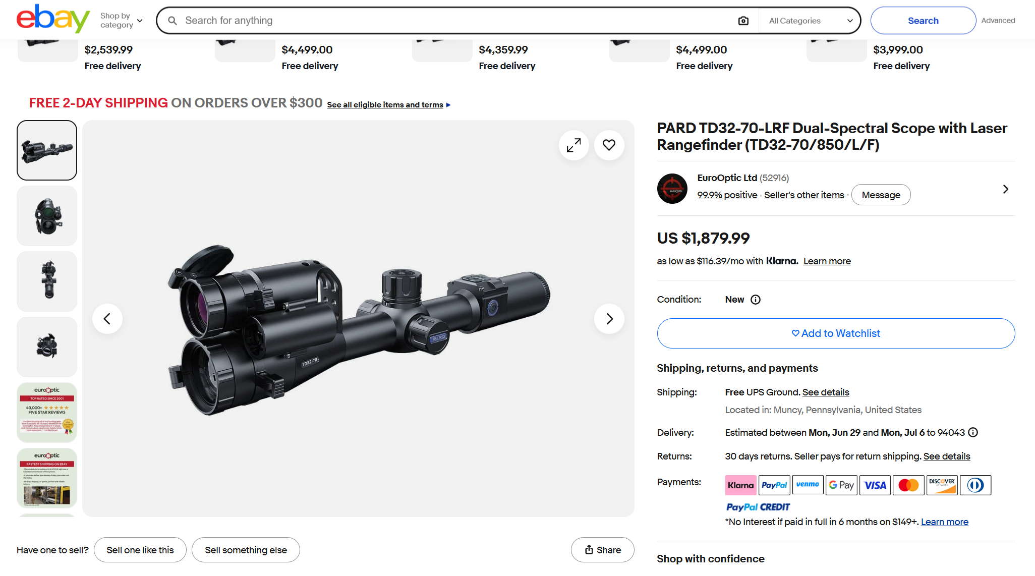 Pard TD32-70 LRF Multi Spectral Digital Camera Scope view 4