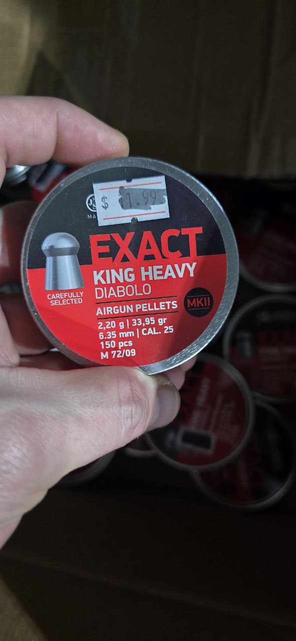 JSB .25cal 33.95gr MKII 150ct