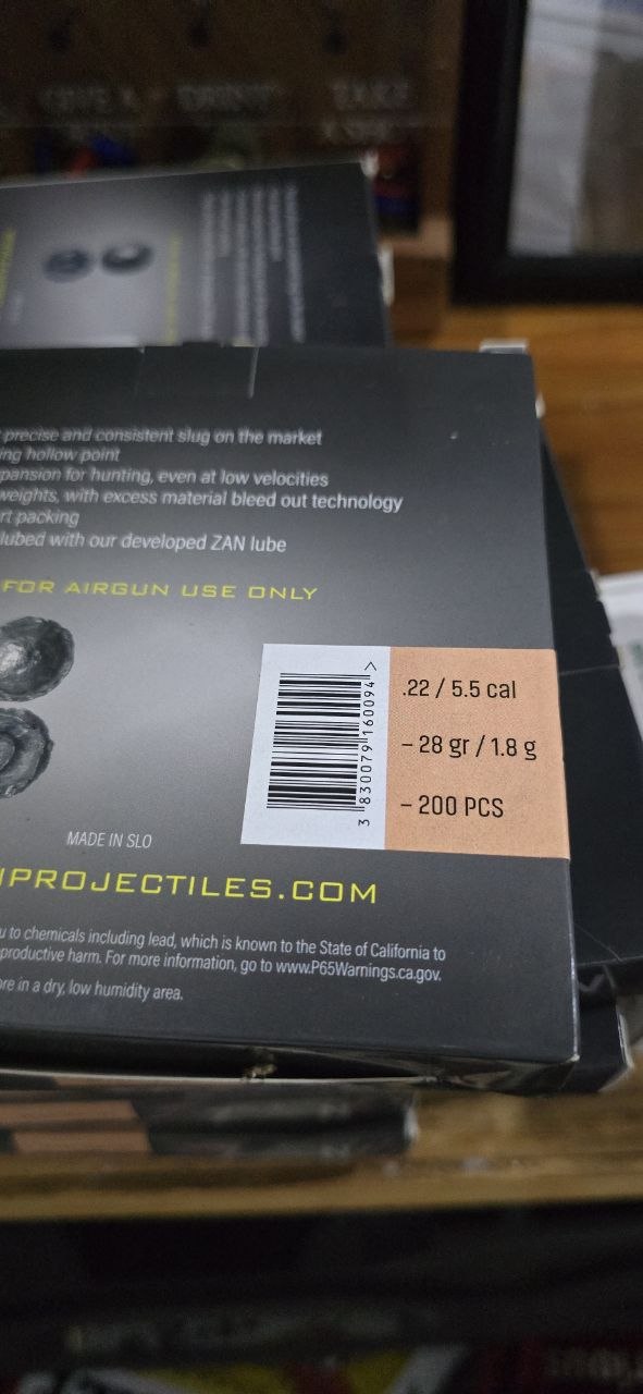 Zan Slugs .22 28gr .218