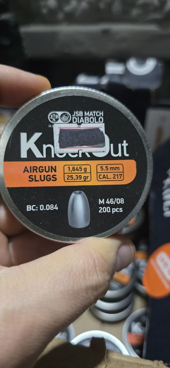 JSB KnockOuts .217cal 25.39gr