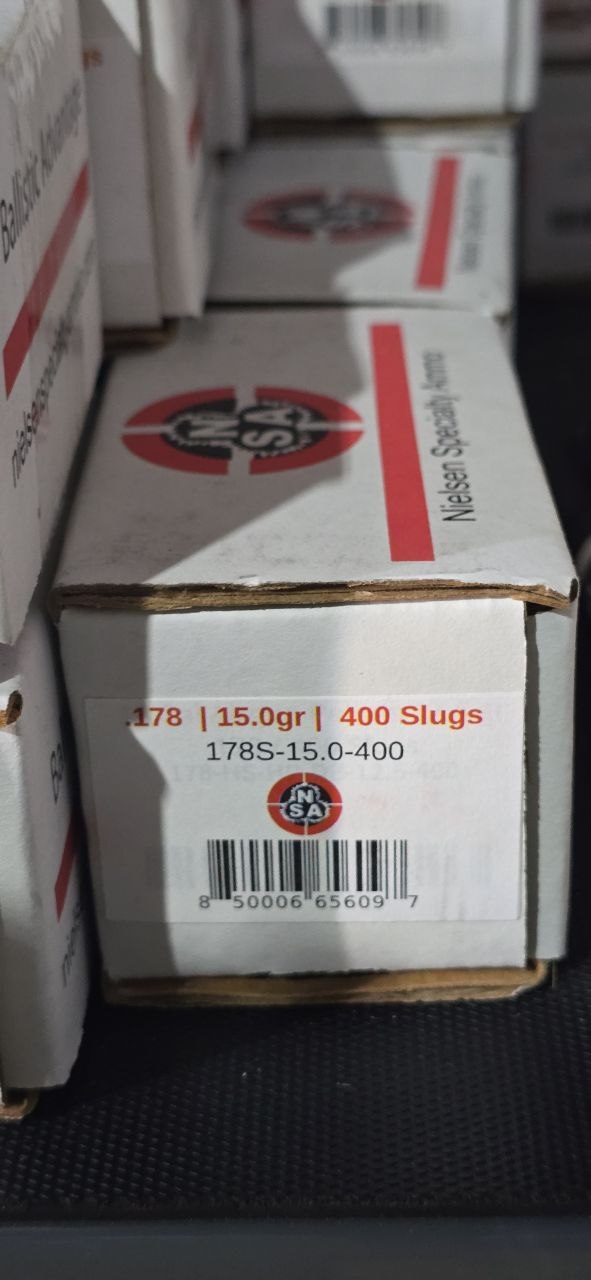 NSA .177cal Slugs 15gr 400ct