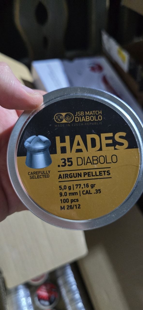 JSB Hades .35cal 77.16gr 100ct
