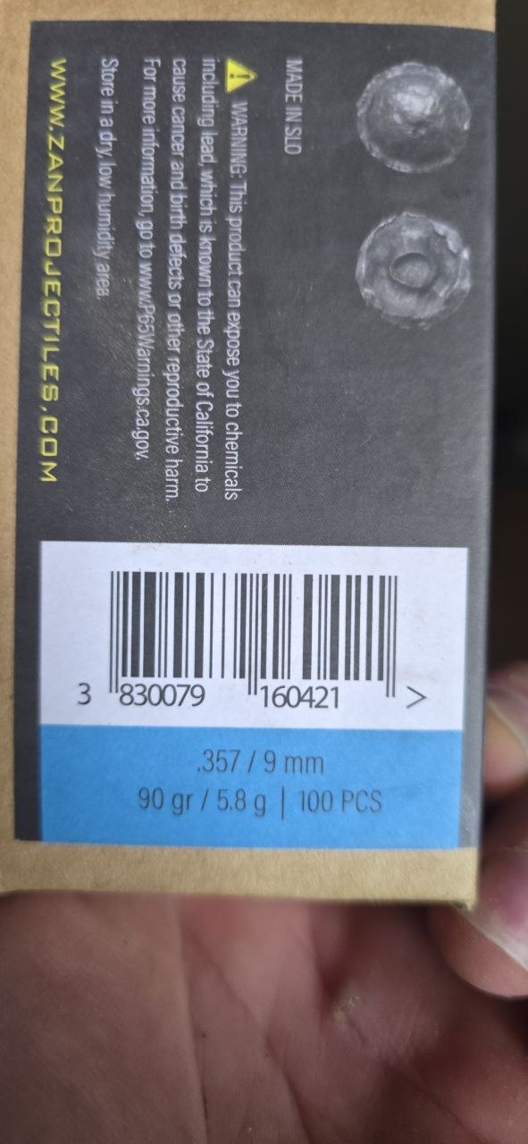 Zan Slugs .357 90gr