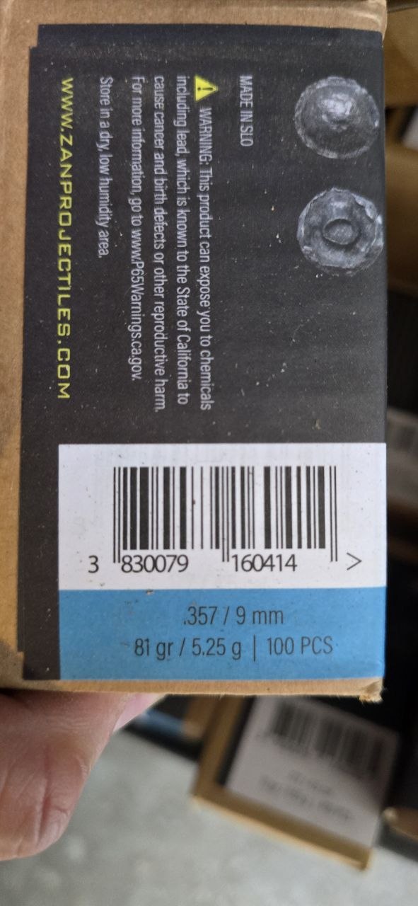 Zan Slugs .357 81gr