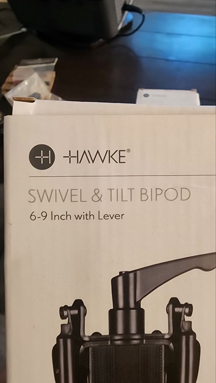 Hawke Swivel & Tilt Bipod 6-9 in 70010 and Picatinny Adaptor set view 3