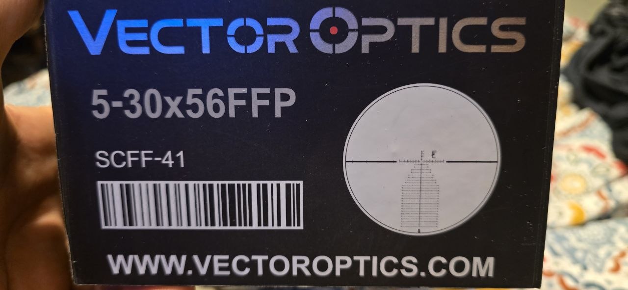 Vector Optics Continental 5-30x56 34mm Tube, FFP SCFF-41