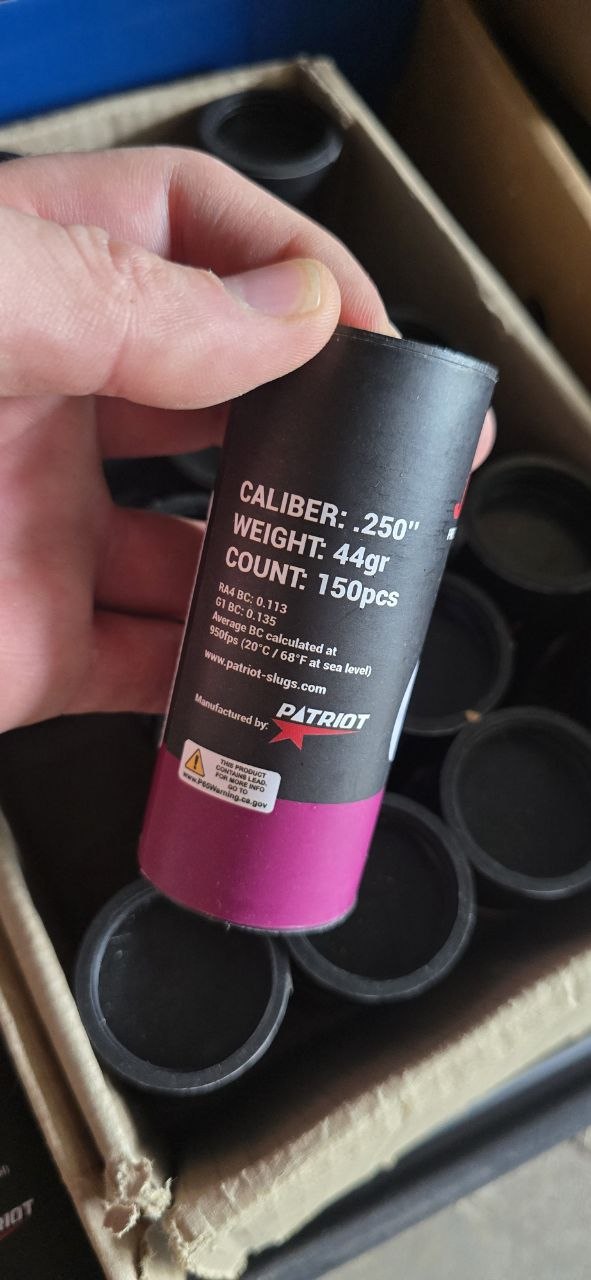 Patriot Javelin Slug .25cal Gen2 44gr .250