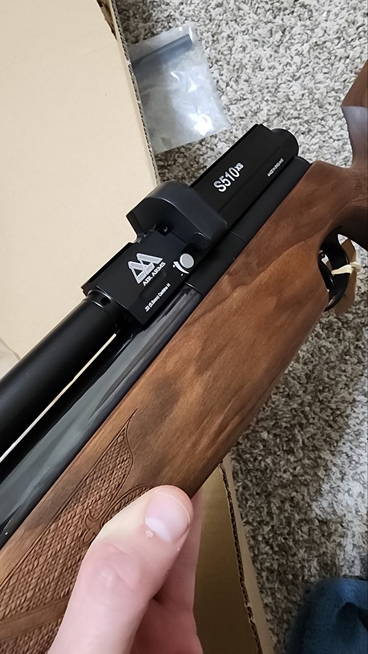 Air Arms S510 XS FAC Regulated Walnut Stock .22 view 4