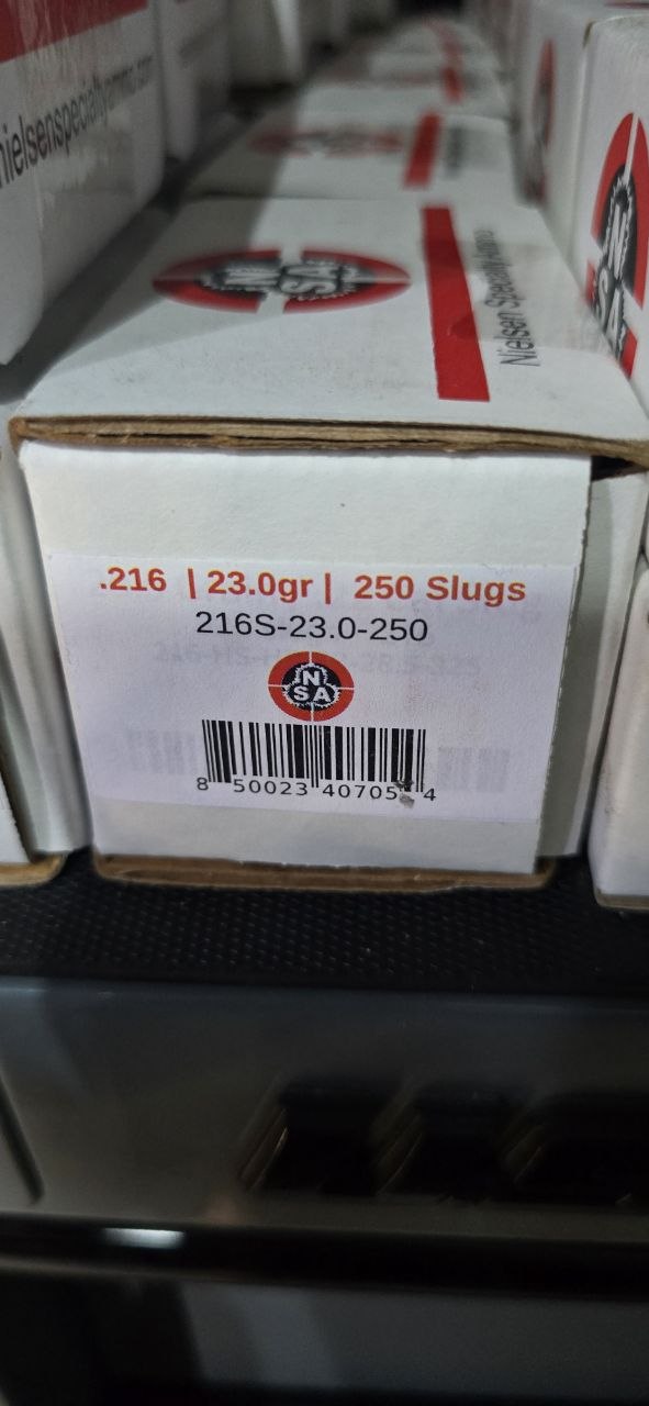 NSA .22cal Slugs .216cal 23gr 250ct