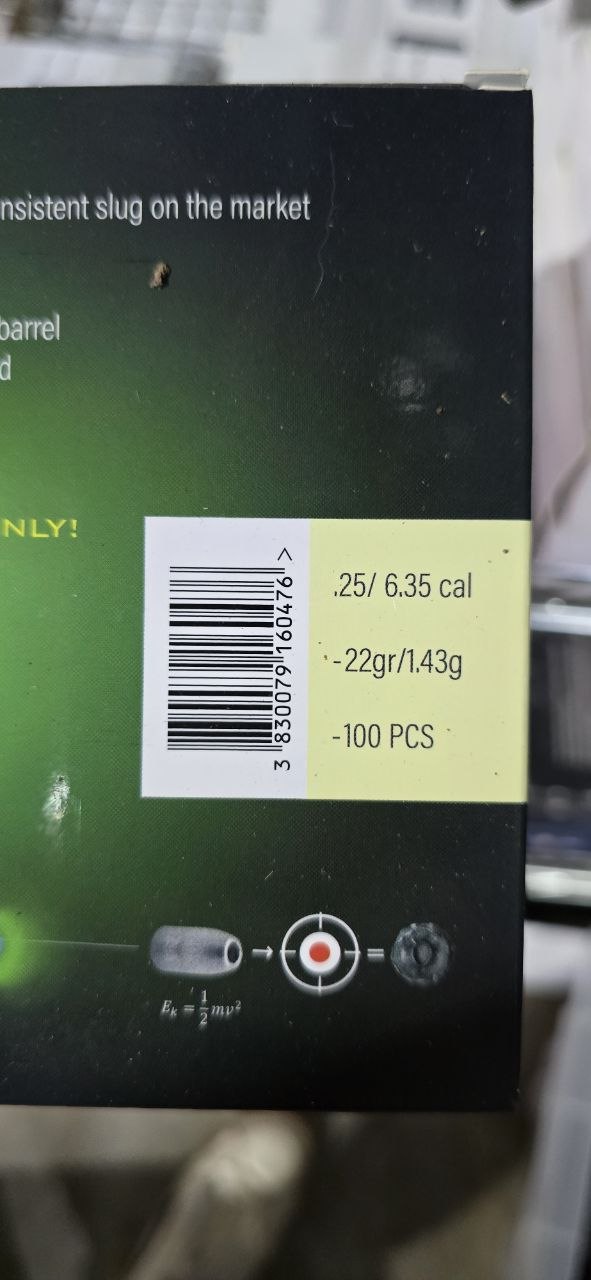 Zan slugs .25 22gr - Lead Free