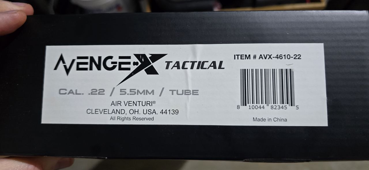 Air Venturi Avenge-X Tactical .22cal Tube (210cc) view 2