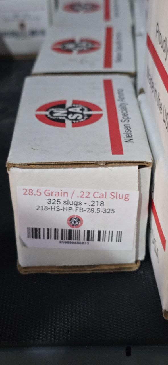 NSA .22cal Slugs .218cal 28.5gr 325ct